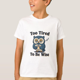 Camiseta Funny Retro Owl Kids Graphic T-Shirt