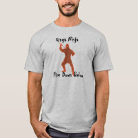 Funny Retro Redhead Ginger Ninja