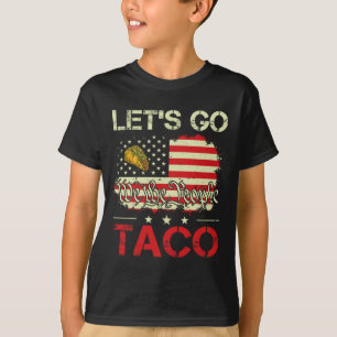 Camiseta Funny Retro Vamos Taco Comida Mexicana Humor Women