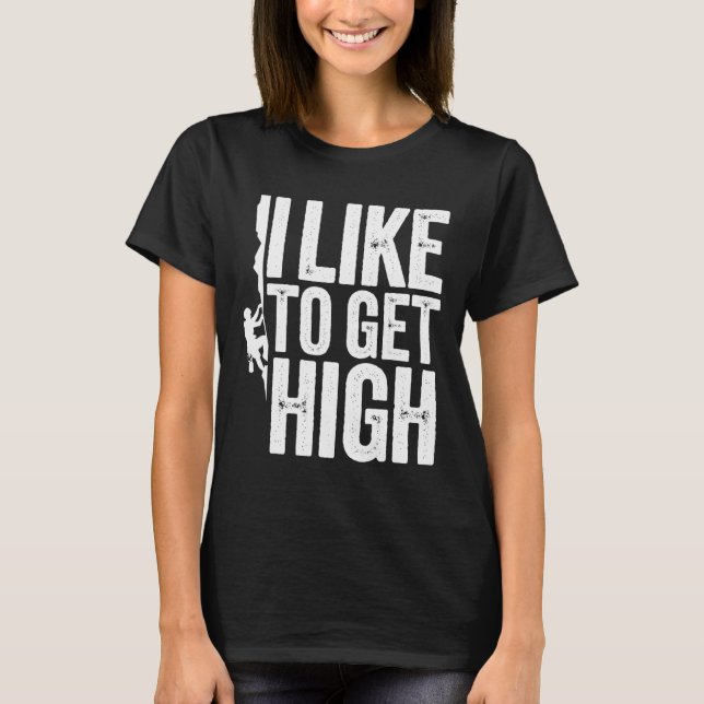 Camiseta Funny Rock Climbing For Men Women Mountain Indoor  (Frente)