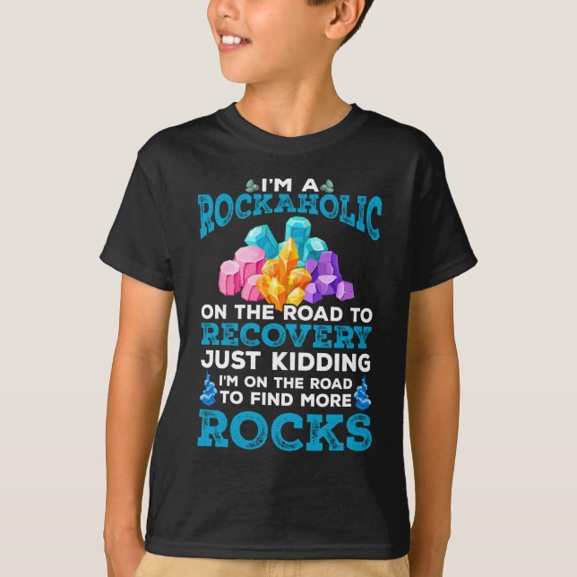 Camiseta Funny Rock Collector Geologista Hobby Geology Fun (Frente)