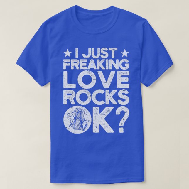 Camiseta Funny Rock Hunting Geologista Rock Hunter Rockhoun (Frente do Design)