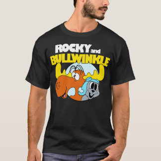 Camiseta Funny Rocky e Bullwinkle