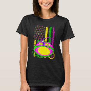 Camiseta Funny Rugby Jester Festa do Festival Mardi Gras