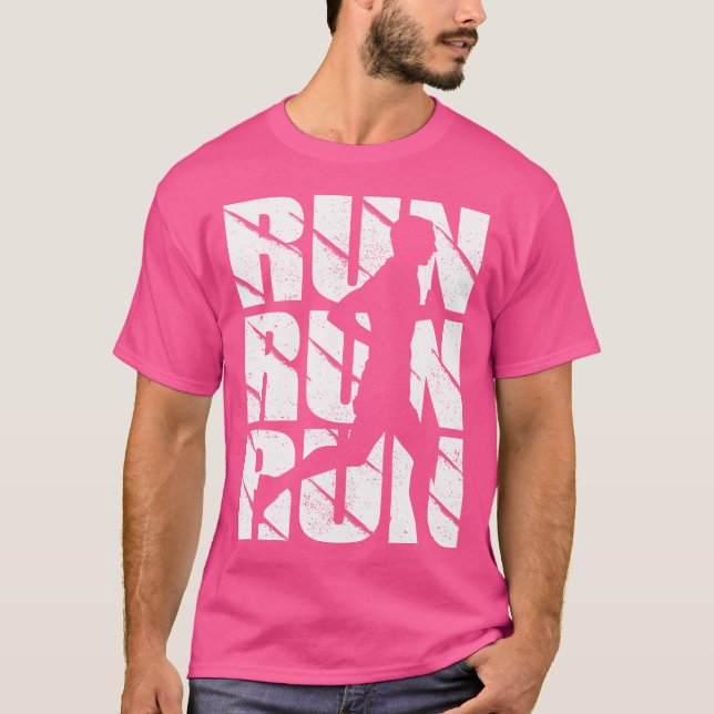 Camiseta Funny Running For Men Boys Marathoner Runner Coach (Frente)