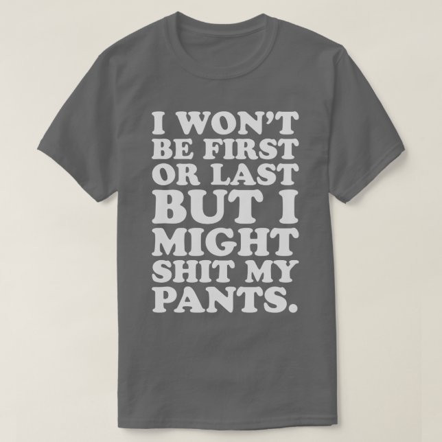 Camiseta Funny Running Marathon Triail Primeiro Meu Último (Frente do Design)