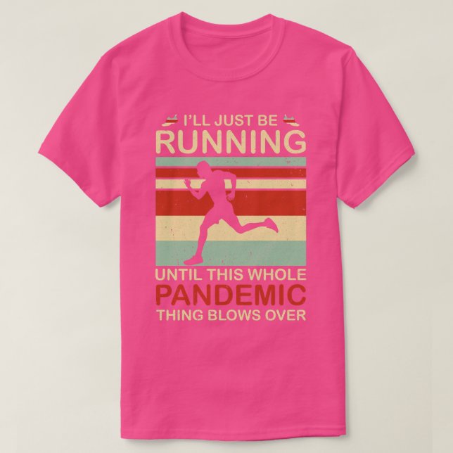 Camiseta Funny Running Vintage Running 5k Marathon Runner (Frente do Design)