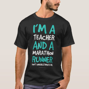 Camiseta Funny Running's Running Teacher Marathon Shir