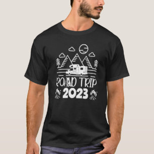 Camiseta Funny RV Camper Road Trips 2023 Summer Vacation Te
