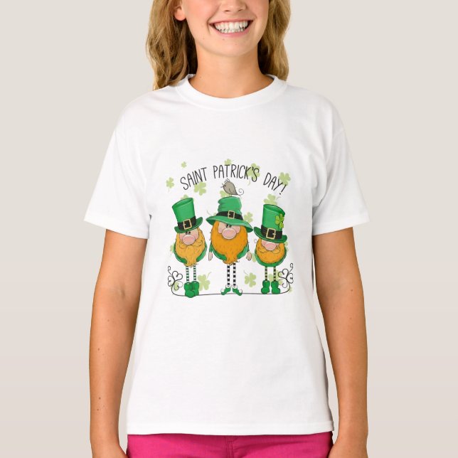Camiseta Funny Saint Patrick's Day T-Shirt Irish Shamrock (Frente)