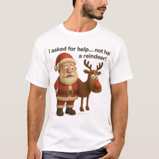 Camiseta Funny Santa Christmas Card – Oops! Santa T-Shirt