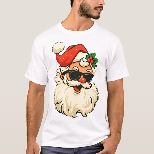 Camiseta funny santa claus (Frente)