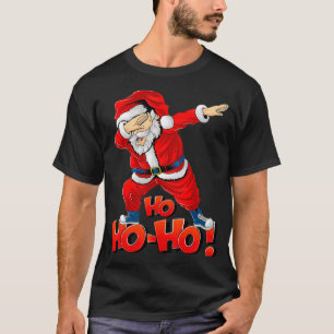 Camiseta Funny Santa Claus Dab Dançando Natal Dabbing Gi