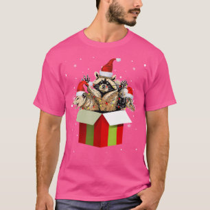 Camiseta Funny Santa Hat Ogambm Raccoon Skunk Team Trash C