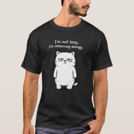 Camiseta Funny Sarcastic Quotes Design - Grumpy Cat Humor