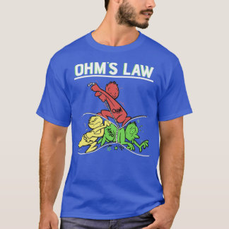Camiseta Funny Say Engineering Ohms Law Amp Volt Electri
