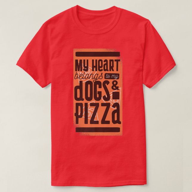 Camiseta Funny saying pet dog eat pizza fast food gift  (Frente do Design)
