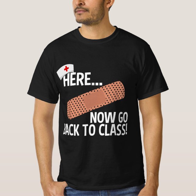 Camiseta Funny School Nurse Medical Nursing Appreciation Da (Frente)