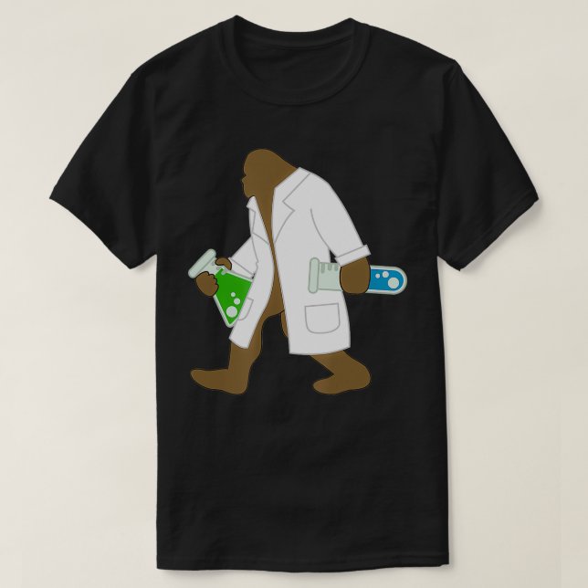 Camiseta Funny Science Test Tube Beaker Lab Casaco Scientie (Frente do Design)