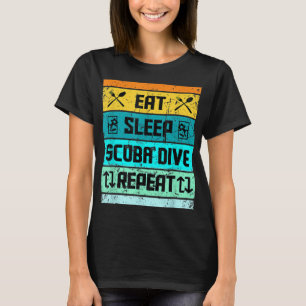 Camiseta Funny Scuba Divorciando Ts Para Homens Mulheres Cr