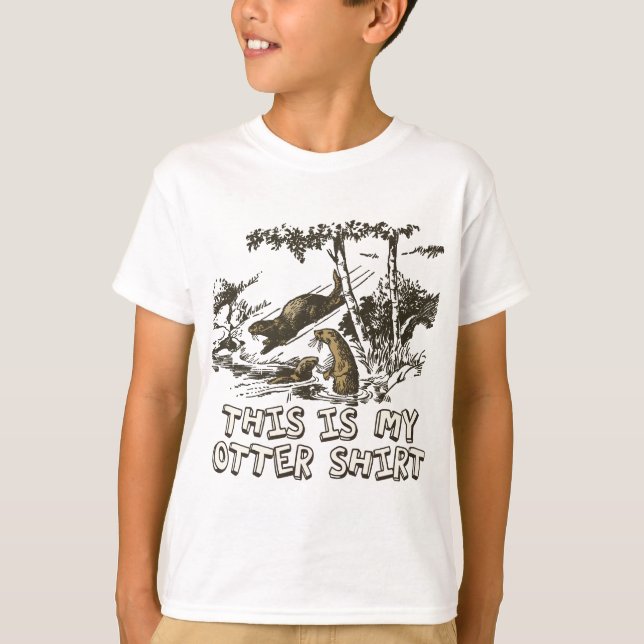 Camiseta Funny Sea Otter (Frente)