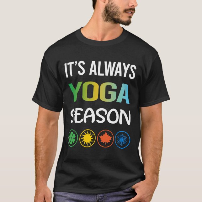 Camiseta Funny Season Yoga (Frente)