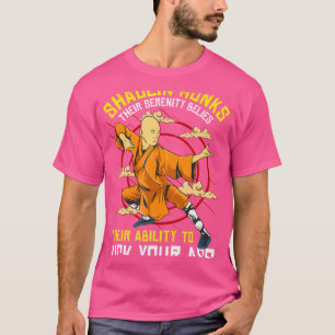 Camiseta Funny Shaolin Monk Kung Fu