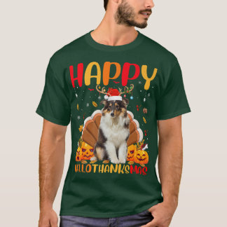 Camiseta Funny Sheltie Dog Lover Happy Sheltie HelloThanksM