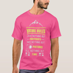 Camiseta Funny shirt ,Hiking Rules,Hiking