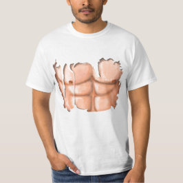 Camiseta Funny Shirt - Muscle and Six pacote