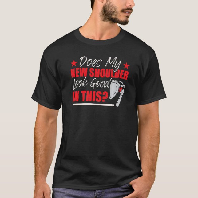 Camiseta Funny Shoulder Surgery Humor Premium (Frente)