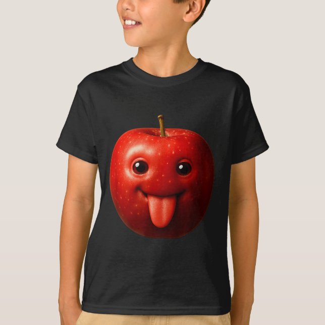 Camiseta Funny Silly Gen Z Meme Brainrot Humor Tongue Out  (Frente)