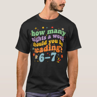 Camiseta Funny Six Seven 6 7 Meme Teacher Design Reading 6-