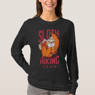 Camiseta Funny Sloth Hiking Team Slow Hiker