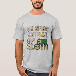Camiseta Funny Sloth Spirit Animal T-ShiMen's Basic T-Shirt
