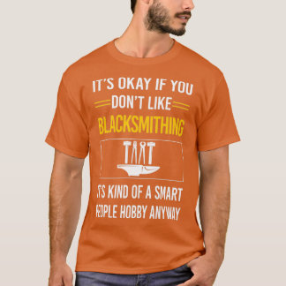 Camiseta Funny Smart Pessoas Blacksmithing T