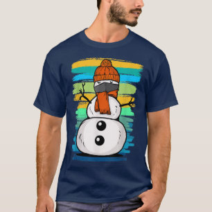 Camiseta Funny Snow Man with Mask