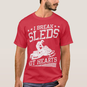 Camiseta Funny Snowmobile Riding