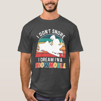 Camiseta Funny Snowmobile Snowmobiling Winter Sports friend