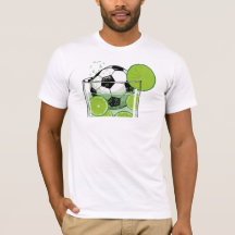 Funny Soccer Lime Drink Graphic Men’s T-Shirt