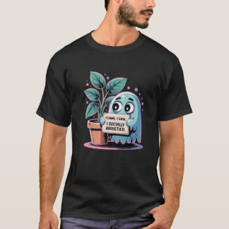 Camiseta Funny Social Anxiety Introvert Nervous Shy Sociall