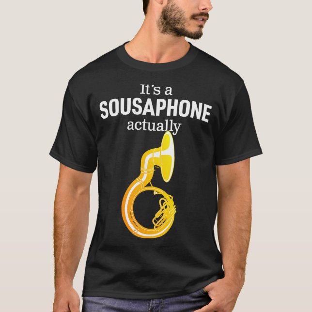 Camiseta Funny Sousaphone Humor For Proud Sousaphonist Marc (Frente)