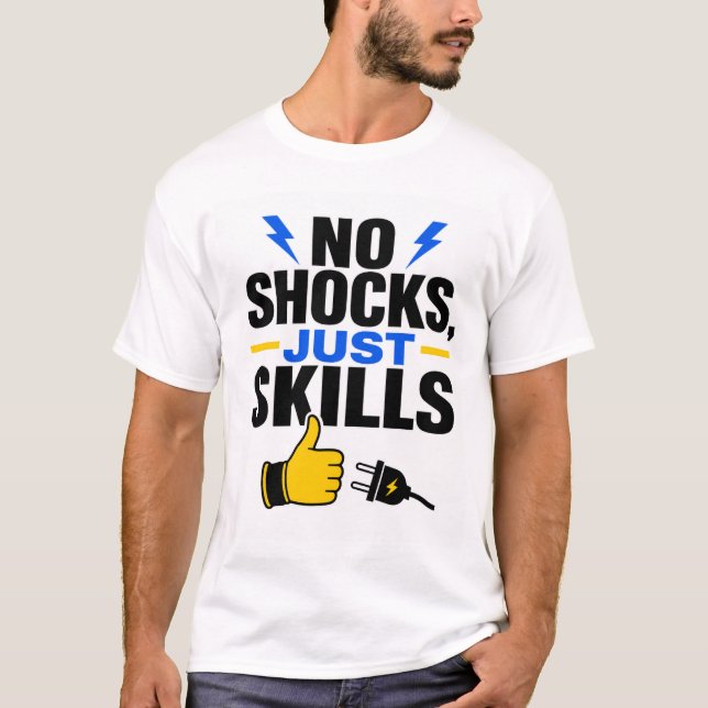 Camiseta Funny Sparky Electrician Shirt (Frente)
