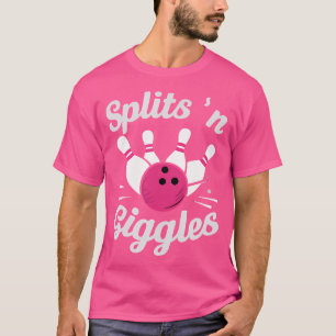 Camiseta Funny Splings N Giggles Boliche Bowler Bola de bol