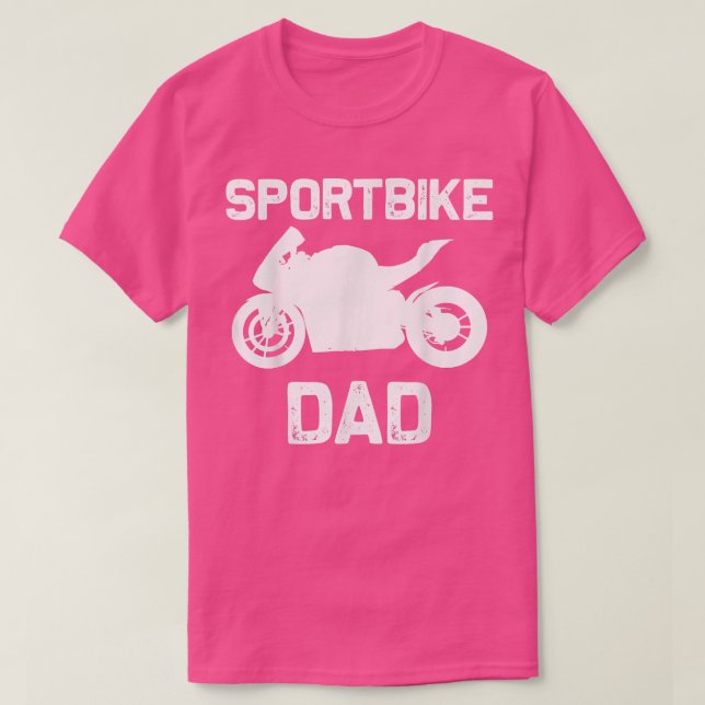 Camiseta Funny Sport Bike Art Dad Men Racing Biker Motorbik (Frente do Design)