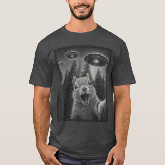 Camiseta Funny Squirrel Sie Alien UFO Gifts for Men Women B