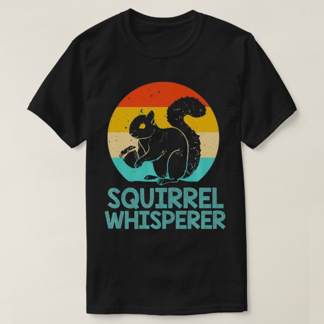 Camiseta Funny Squirrel Whisperer Gift Squirrel Lover Men W (Frente do Design)