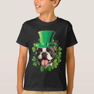 Camiseta Funny St Patricks Boston Terrier 