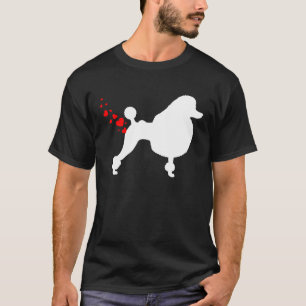 Camiseta Funny Standard Poodle Owner Heart F Dia de os namo