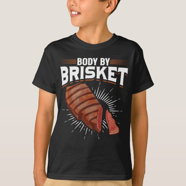 Camiseta Funny Steak Brisket Grieling Meat Lover (Frente)